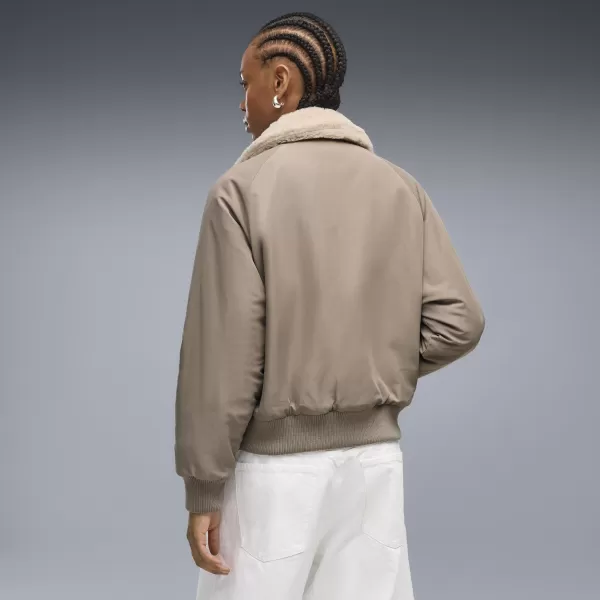 Dámska bunda PUMA REVERSIBLE BLOUSON HIGH LOFT LINING JACK 69456681 MOUSE GRAY 