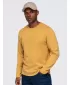 Pánske tričko OMBRE OM-LSBL-0142 MUSTARD