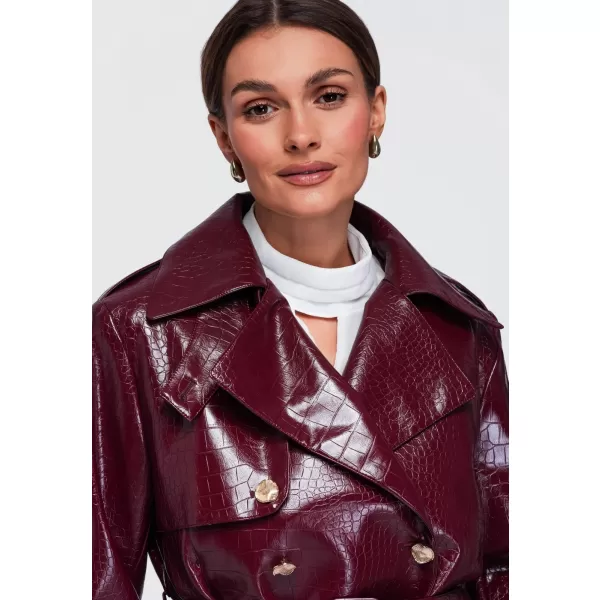  Dámska bunda OMBRE OW-JAFL-0144 BURGUNDY 