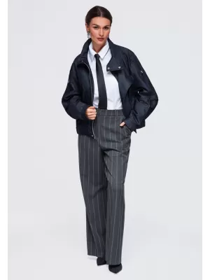 Dámska bunda OMBRE OW-JALP-0137 NAVY BLUE