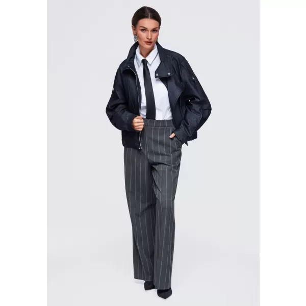  Dámska bunda OMBRE OW-JALP-0137 NAVY BLUE 