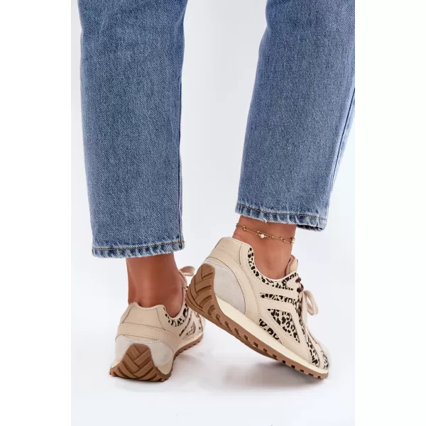  Dámske tenisky BIG STAR SHOES TT274549 BEIGE 