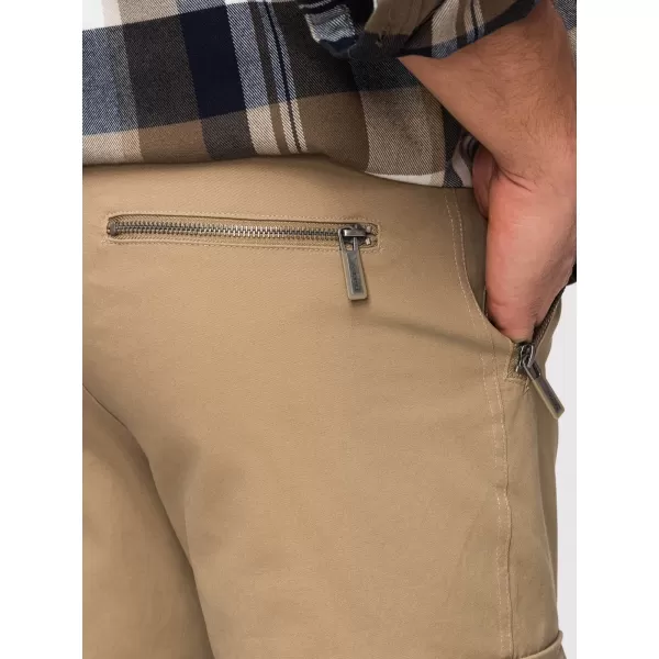  Pánske nohavice OMBRE P1517 KHAKI 