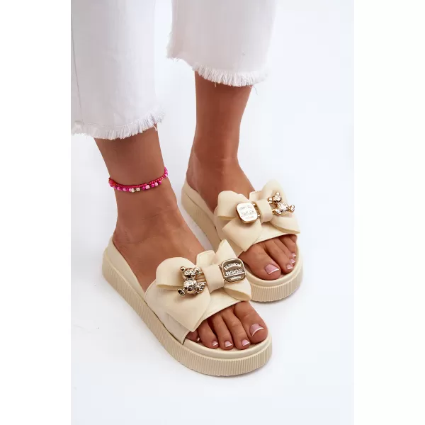  Dámske žabky BOTO SP50-3/BG146P BEIGE 