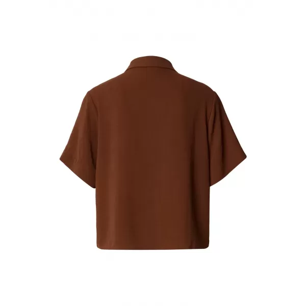  Dámska košeľa URBAN CLASSICS TB8283-21859 CINNAMON BROWN 