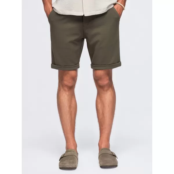  Pánske kraťasy OMBRE OM-SRCS-0206 OLIVE GREEN 