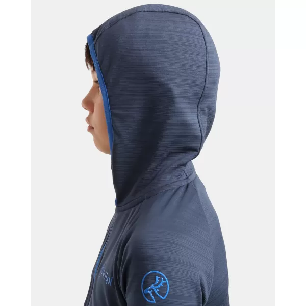  Detská fleece mikina KILPI MEMPHIS-JB 1J0201KI TMAVO MODRÁ 