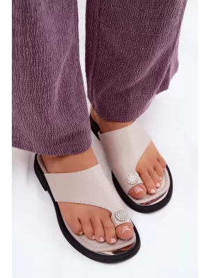 Dámske žabky VINCEZA 62307 BEIGE