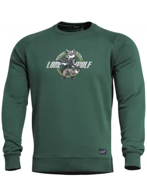 Pánska mikina PENTAGON HAWK SWEATER LONE WOLF K09019-LO SPRINGBOK GREEN