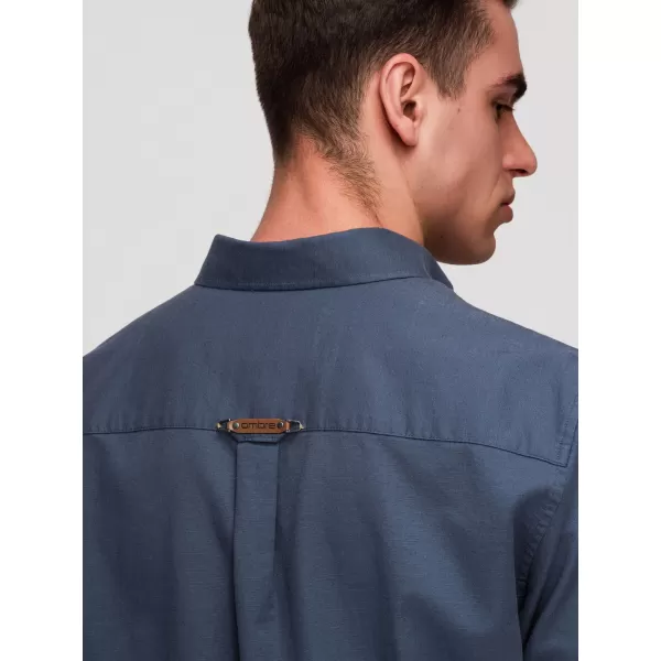  Pánska košeľa OMBRE OM-SHCS-0134 BLUE 