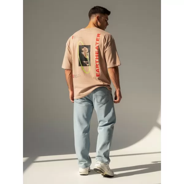  Pánske tričko DSTREET RX5303 KARAMELOVÁ 