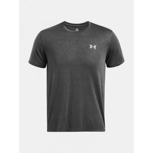  Pánske tričko UNDER ARMOUR LAUNCH CAMO SHORTSLEEVE 1386681-025 ŠEDÁ 