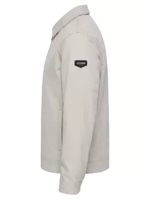 Pánska bunda OMBRE C580 GREY AND BEIGE