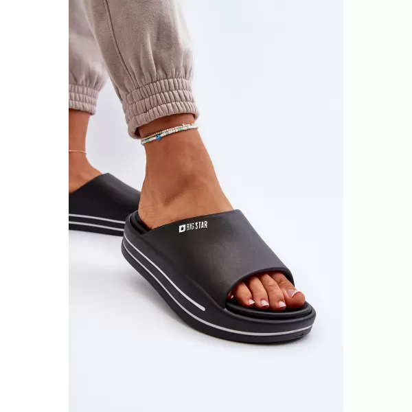  Dámske šľapky BIG STAR SHOES NN274A037 BLACK 