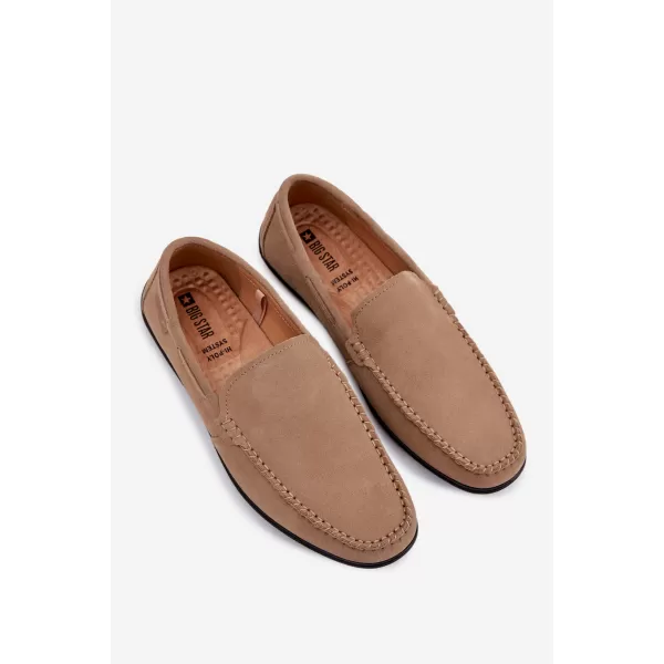  Pánske mokasíny BIG STAR SHOES TT174201 BEIGE 