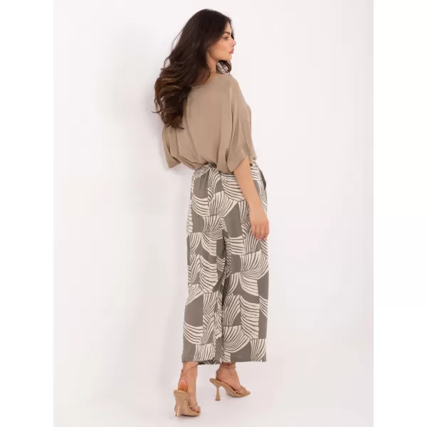  Dámske nohavice SUBLEVEL D73771M62237G KHAKI 