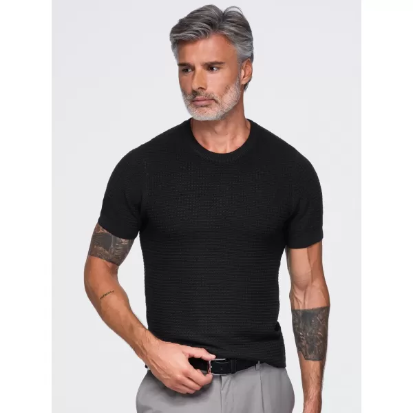  Pánske tričko OMBRE OM-TSCT-0303 BLACK 