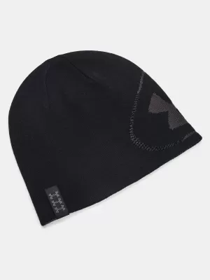 Pánska čiapka UNDER ARMOUR BILLBOARD REVERSIBLE BEANIE 1356709-002 ČIERNA
