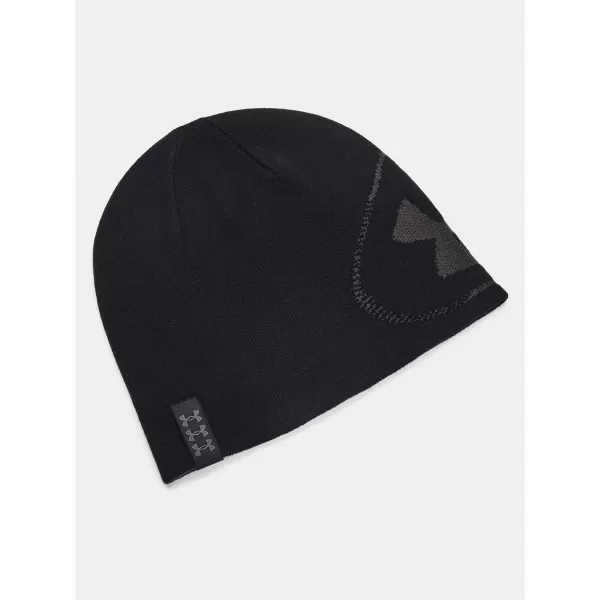  Pánska čiapka UNDER ARMOUR BILLBOARD REVERSIBLE BEANIE 1356709-002 ČIERNA 