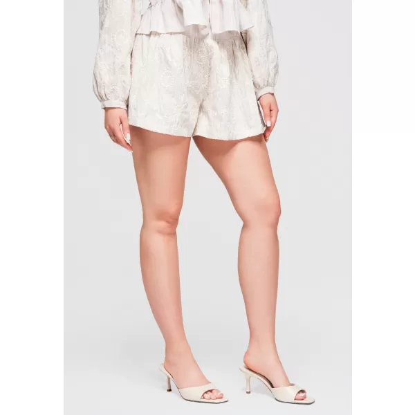  Dámske kraťasy OMBRE OW-ST-E0012 BEIGE 