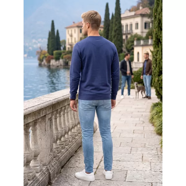  Pánska mikina ALTISPORT NP/ALMST43001 NAVY 