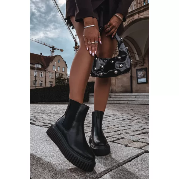  Dámske členkové topánky BIG STAR SHOES UU274334 BLACK 