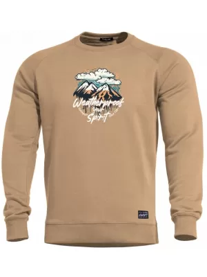 Pánsky sveter PENTAGON HAWK WEATHERPROOF K09019-WE TAN BROWN