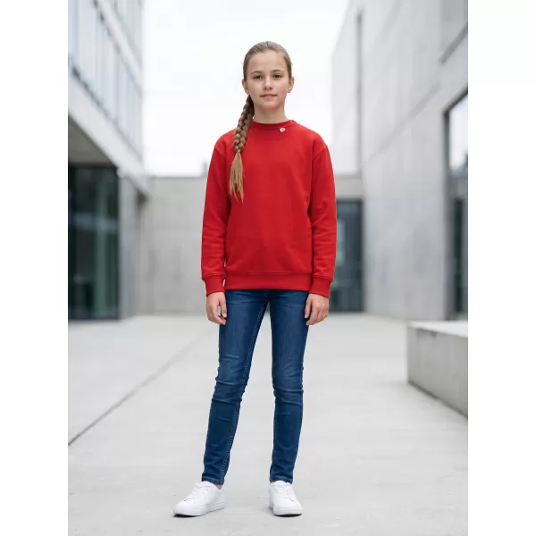  Detská mikina MALFINI CREW 427 ČERVENÁ 