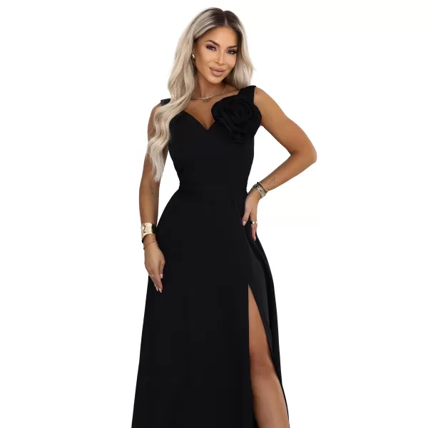  Dámske šaty NUMOCO 669-6 KLASICKÁ ČIERNA 