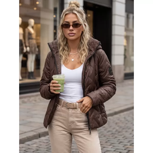  Dámska bunda DSTREET TY5772 HNEDÁ 