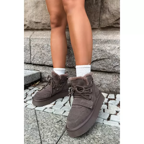  Dámske topánky BIG STAR SHOES UU274315 BROWN/BEIGE SHADOWS 