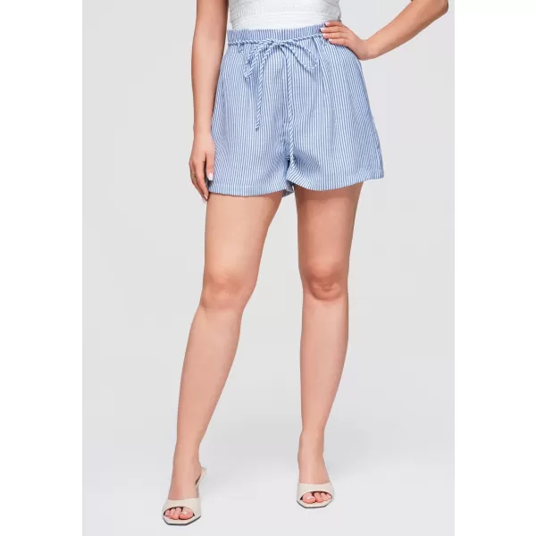  Dámske kraťasy OMBRE OW-ST-E0004 DARK BLUE 