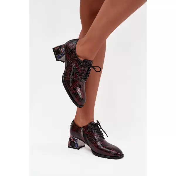  Dámske poltopánky ARTIKER 57C0073 BORDO 