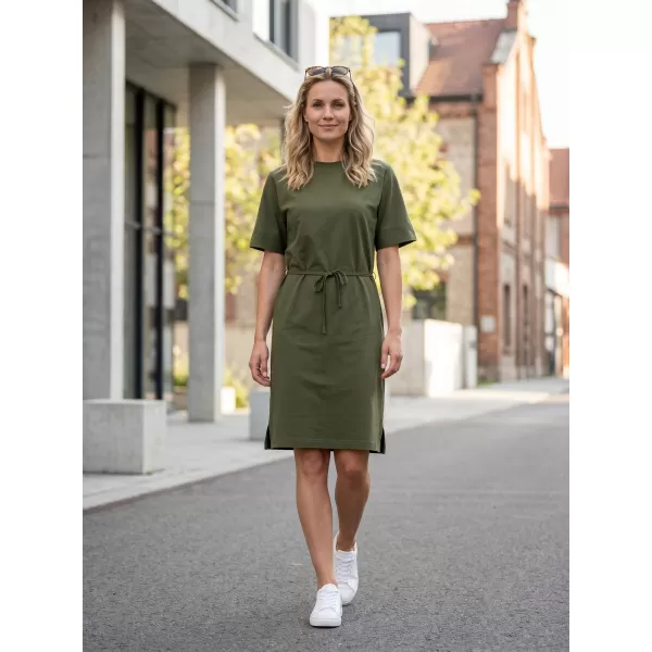  Dámske šaty MALFINI MUSE 816 MILITARY 
