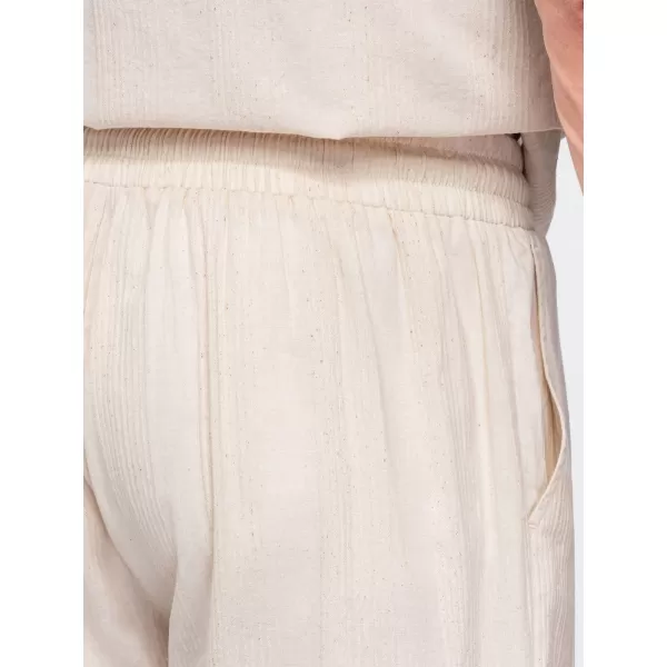  Pánske kraťasy OMBRE OM-SRCS-0209 CREAM 