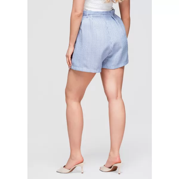  Dámske kraťasy OMBRE OW-ST-E0004 DARK BLUE 