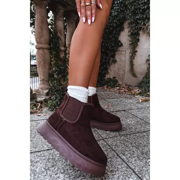  Dámske topánky BIG STAR SHOES UU274174 BROWN/BEIGE SHADOWS 