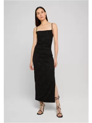 Dámske šaty URBAN CLASSICS TB8346-00007 BLACK