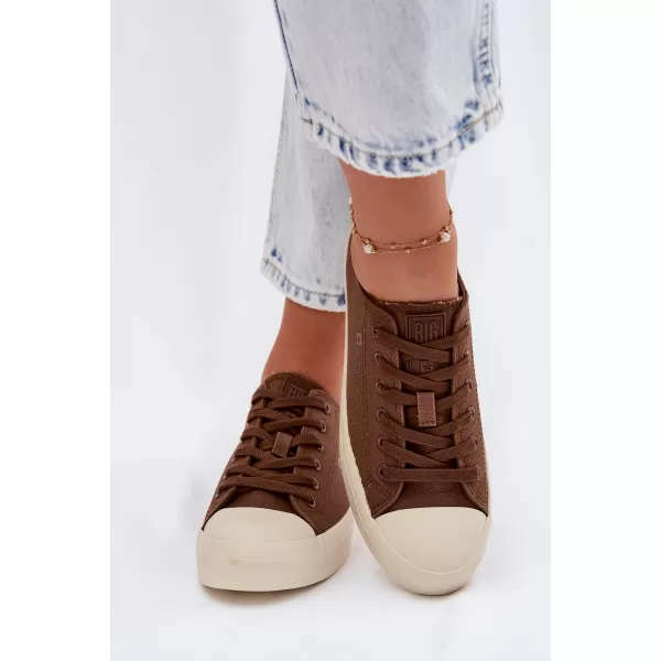  Dámske tenisky BIG STAR SHOES TT274123 BROWN/BEIGE 