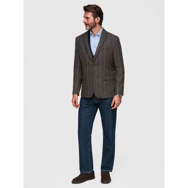  Pánske sako OMBRE M166 DARK BROWN 