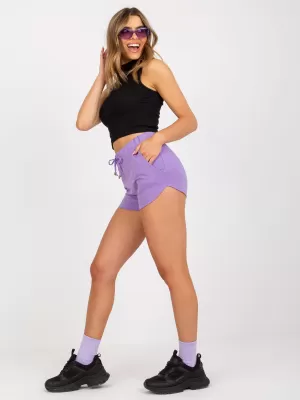 Dámske kraťasy BASIC FEEL GOOD AP-SN-119.07 VIOLET