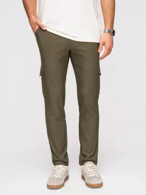 Pánske nohavice OMBRE P1515 DARK OLIVE GREEN