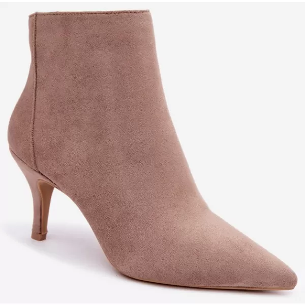  Dámske členkové topánky BOTO 2905A-1 BEIGE 