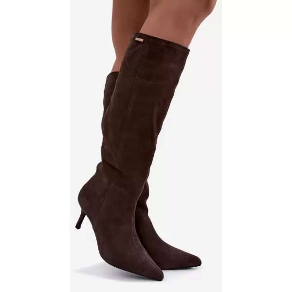  Dámske čižmy BIG STAR SHOES UU274495 BROWN/BEIGE SHADOWS 