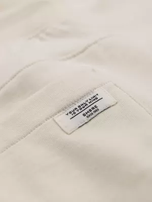 Pánske tepláky OMBRE OM-PABS-0305 CREAM