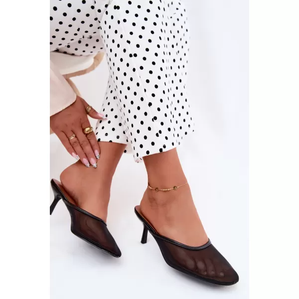  Dámske šľapky BOTO LN-81 BLACK 