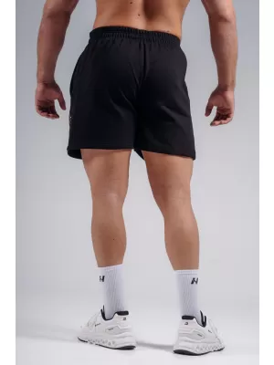 Oversized tréningové šortky NEBBIA PRIMAL 876 BLACK