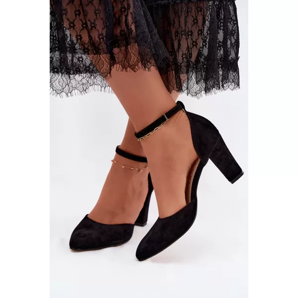  Dámske lodičky ZAZOO 823 BROWN 