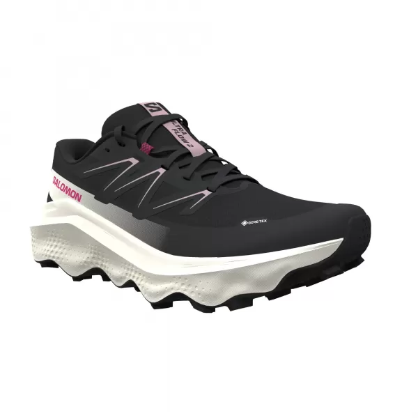  Dámske topánky SALOMON ULTRA FLOW 2 GORE-TEX L49299500 BLACK/DAWN PINK/VANILLA ICE 