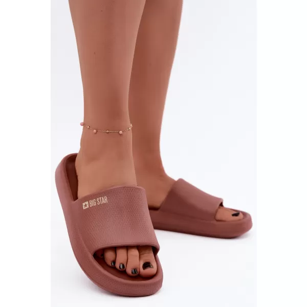 Dámske šľapky BIG STAR SHOES UU274088 SHADES OF RED 